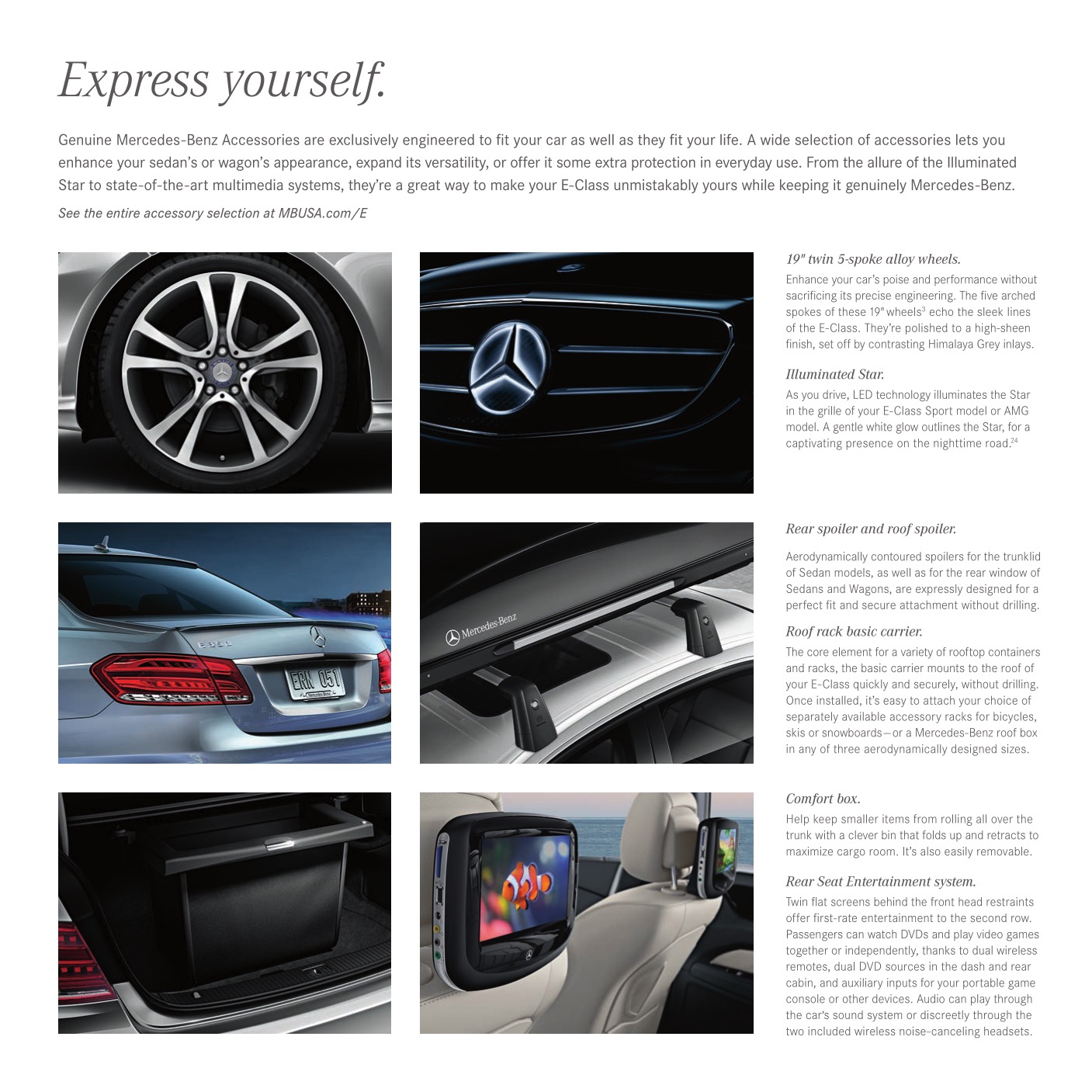 2015 Mercedes-Benz E-Class Brochure Page 6